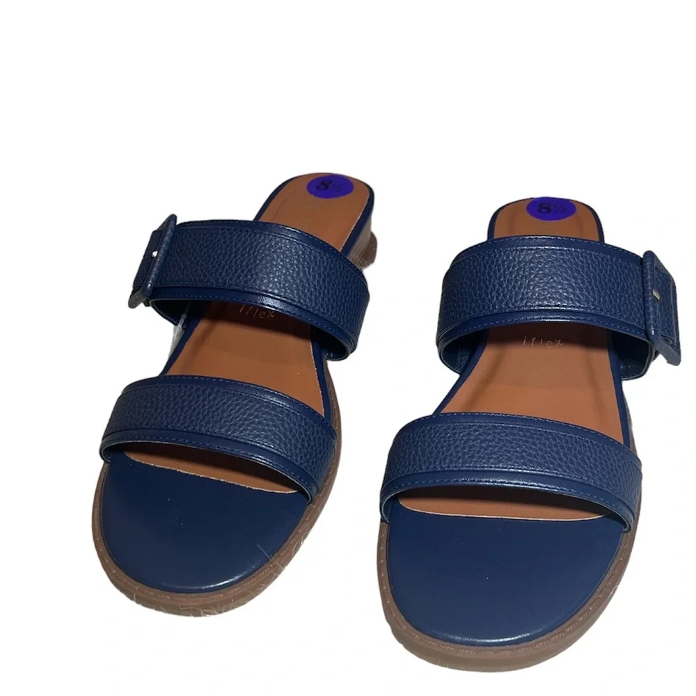 ANNE KLEIN AK Wedge Sandals Shoes.